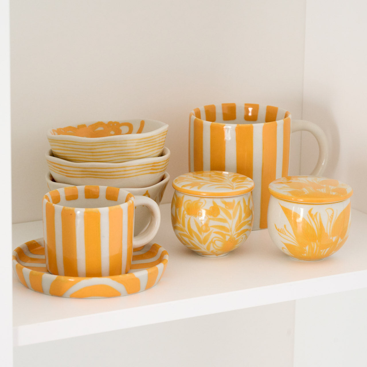 Mug Righe ceramica