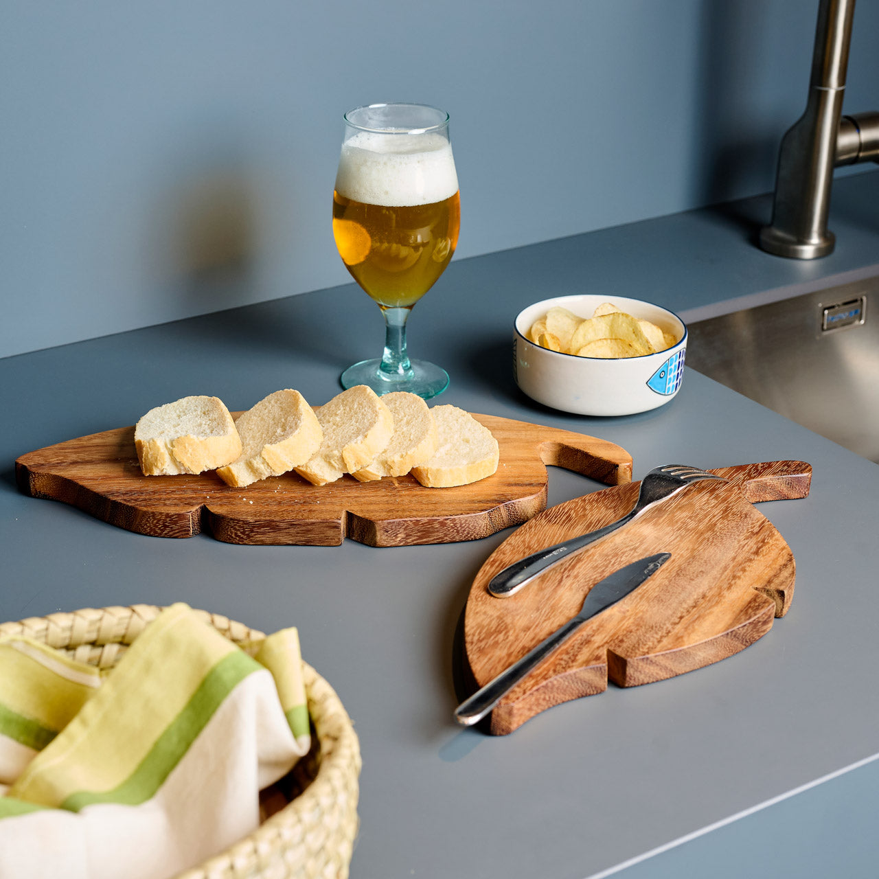 Tagliere Banano legno