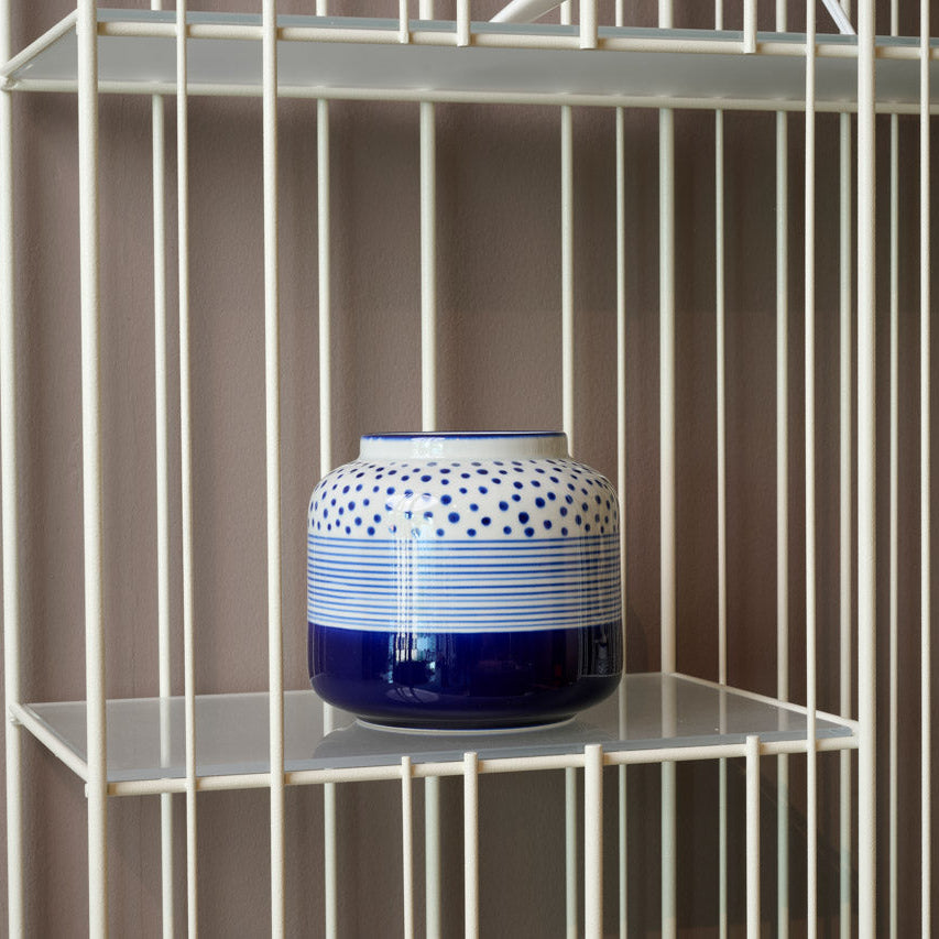 Vaso piccolo Dot Stripes ceramica