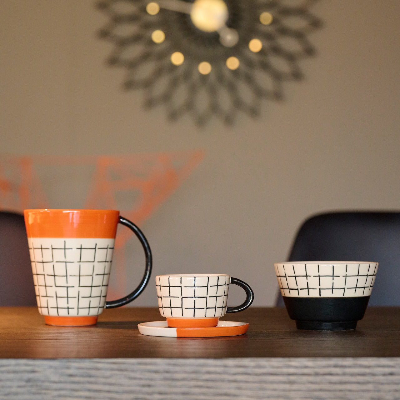 Mug Net Clay ceramica