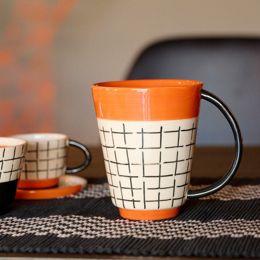 Mug Net Clay ceramica