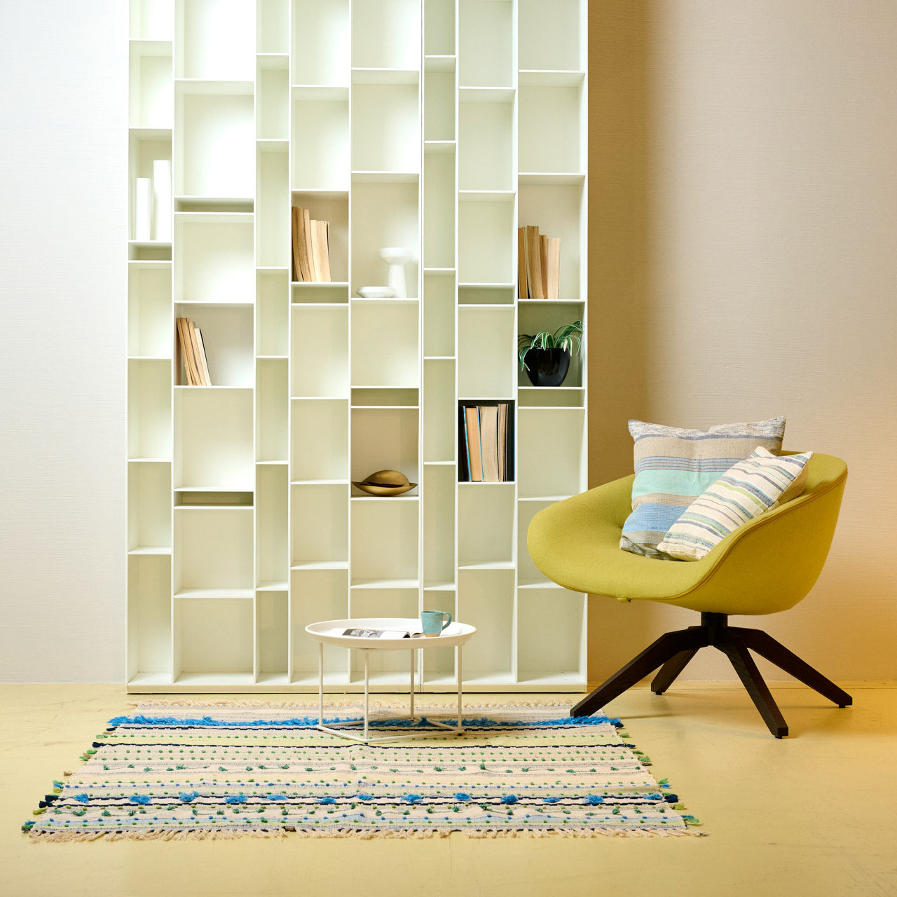 Tappeto plaid Rekh cotone