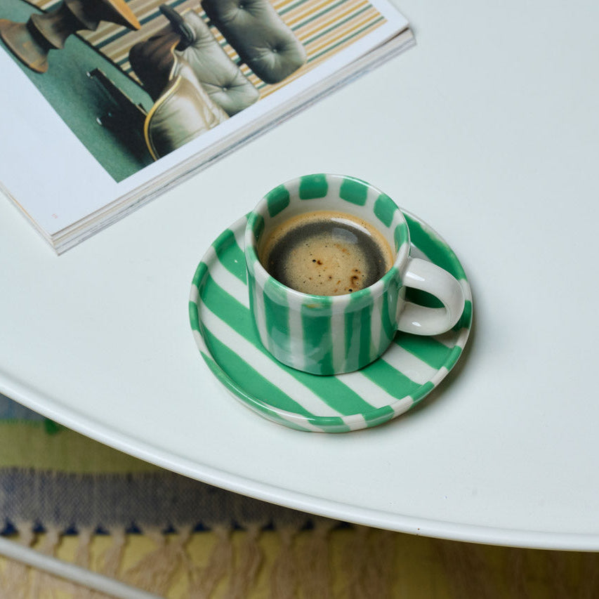 Tazzina da caffè Righe ceramica