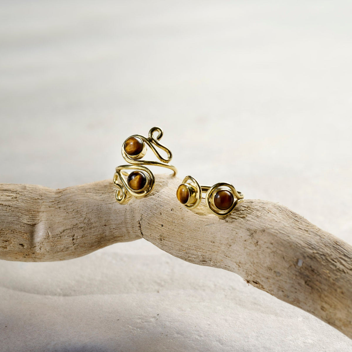 Anello Euridice ottone