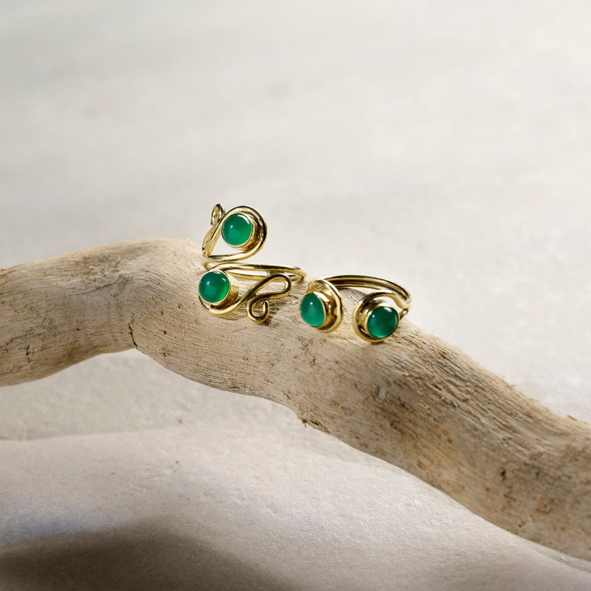 Anello Euridice ottone