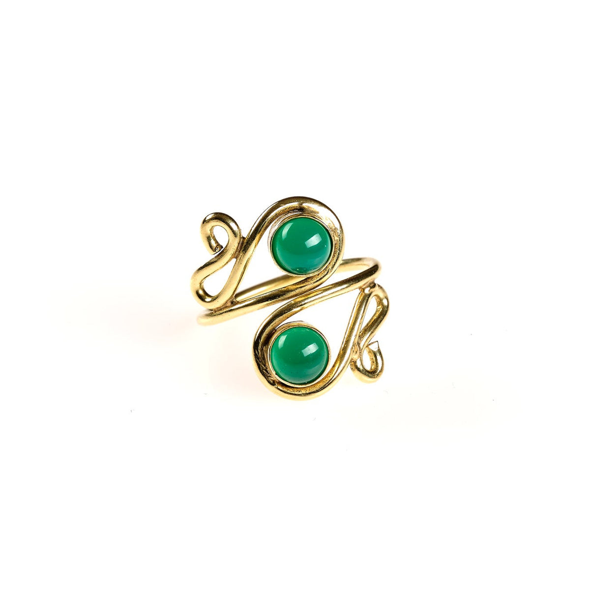 Anello Euridice ottone