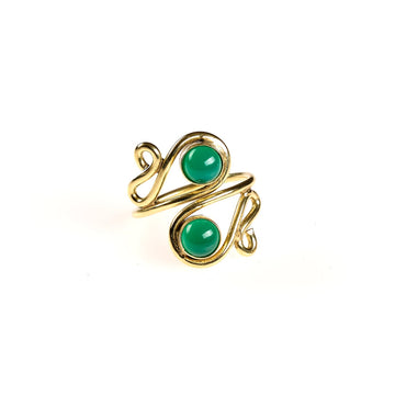 Anello Euridice ottone