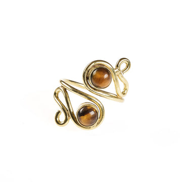 Anello Euridice ottone
