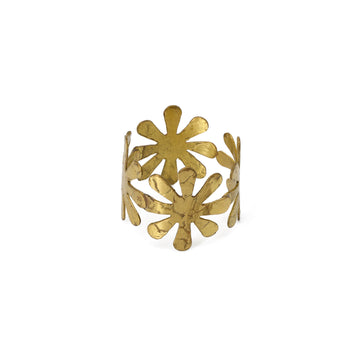Anello Margherite ottone