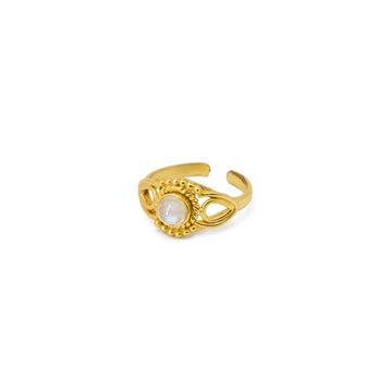 Anello Moon pietra di luna