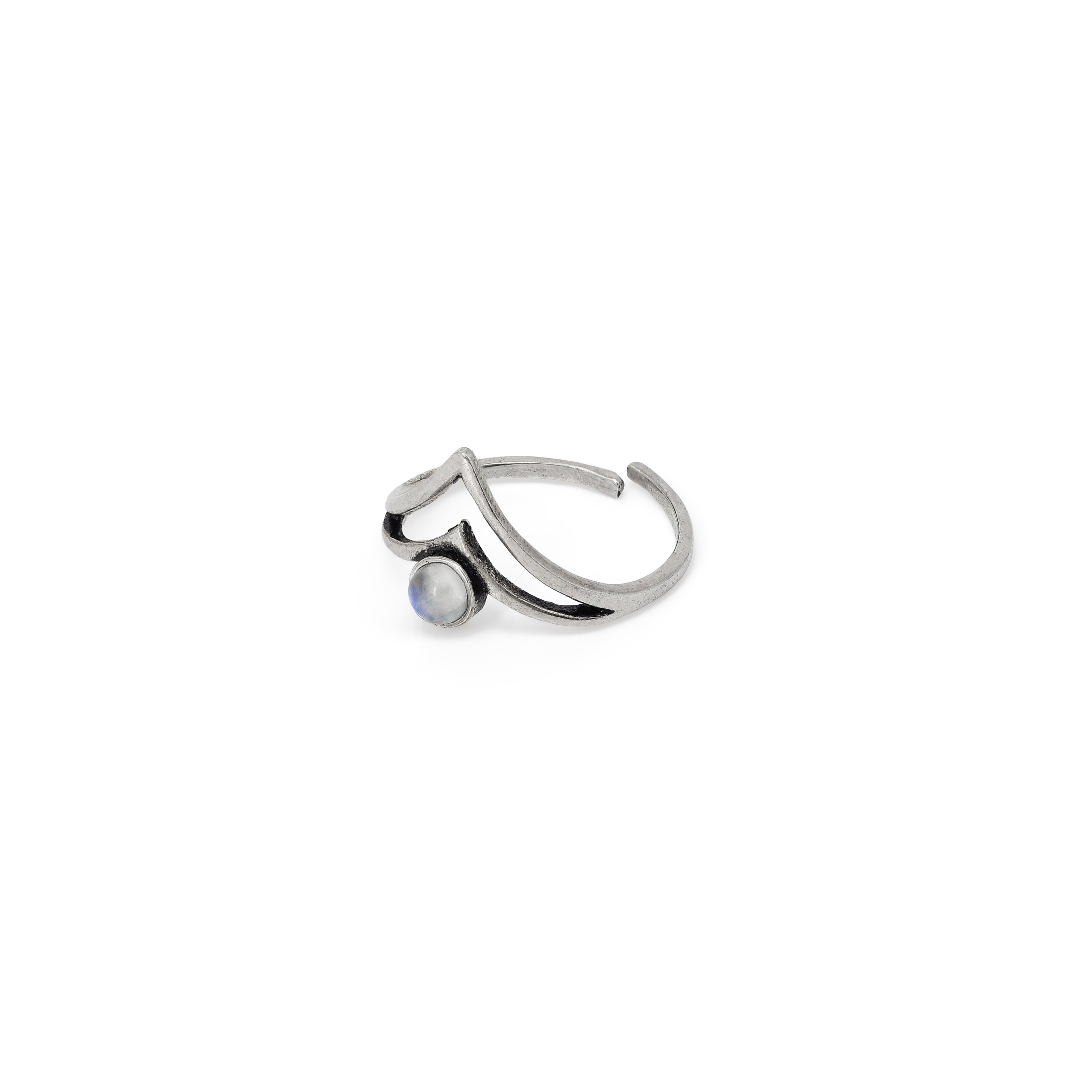 Anello Nur pietra di luna