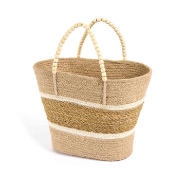 Cesto borsa Pearl fibra