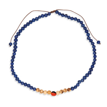 Collana Alma semi e palo santo