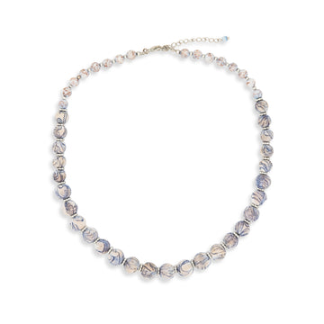 Collana Blossom vetro e cotone