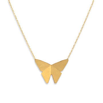 Collana Butterfly ottone