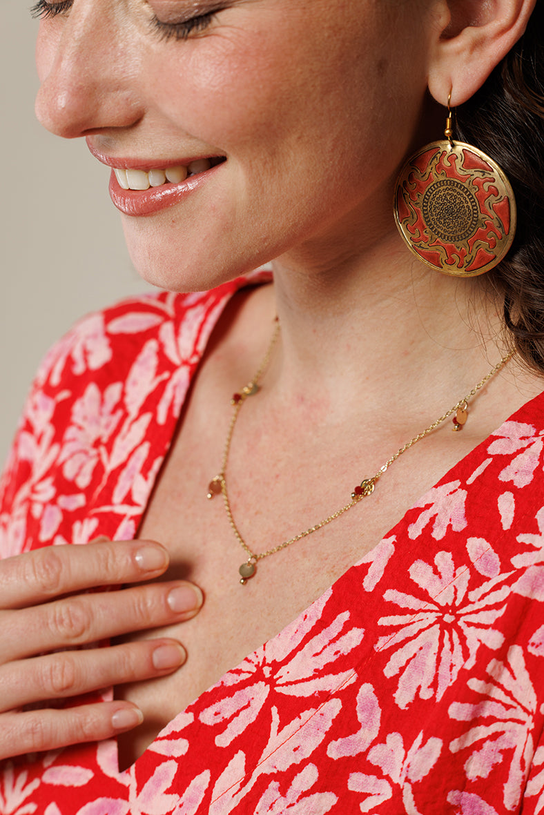 Collana Duo ottone