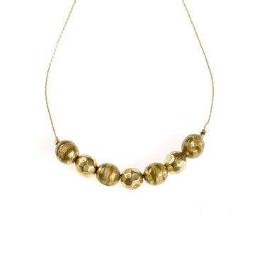 Collana Germoglio ottone