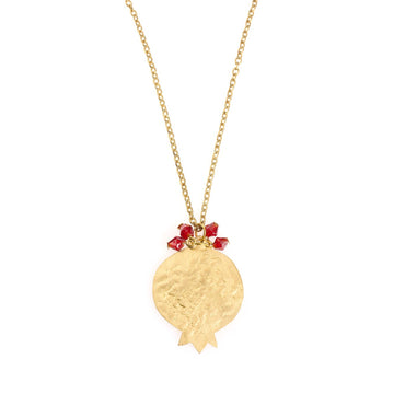 Collana Melograno ottone
