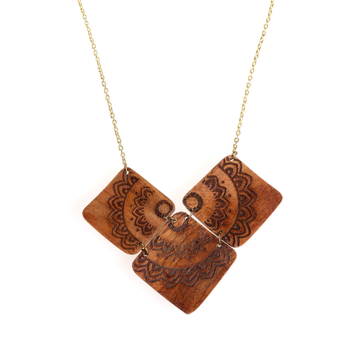 Collana Radici legno