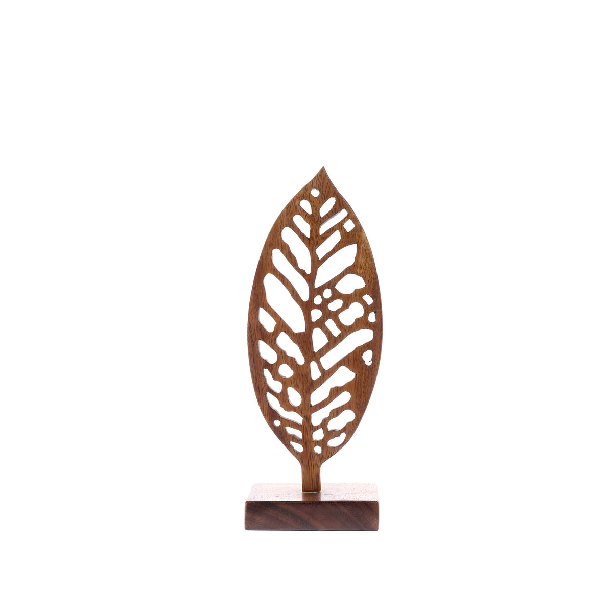 Decorazione Leaf legno