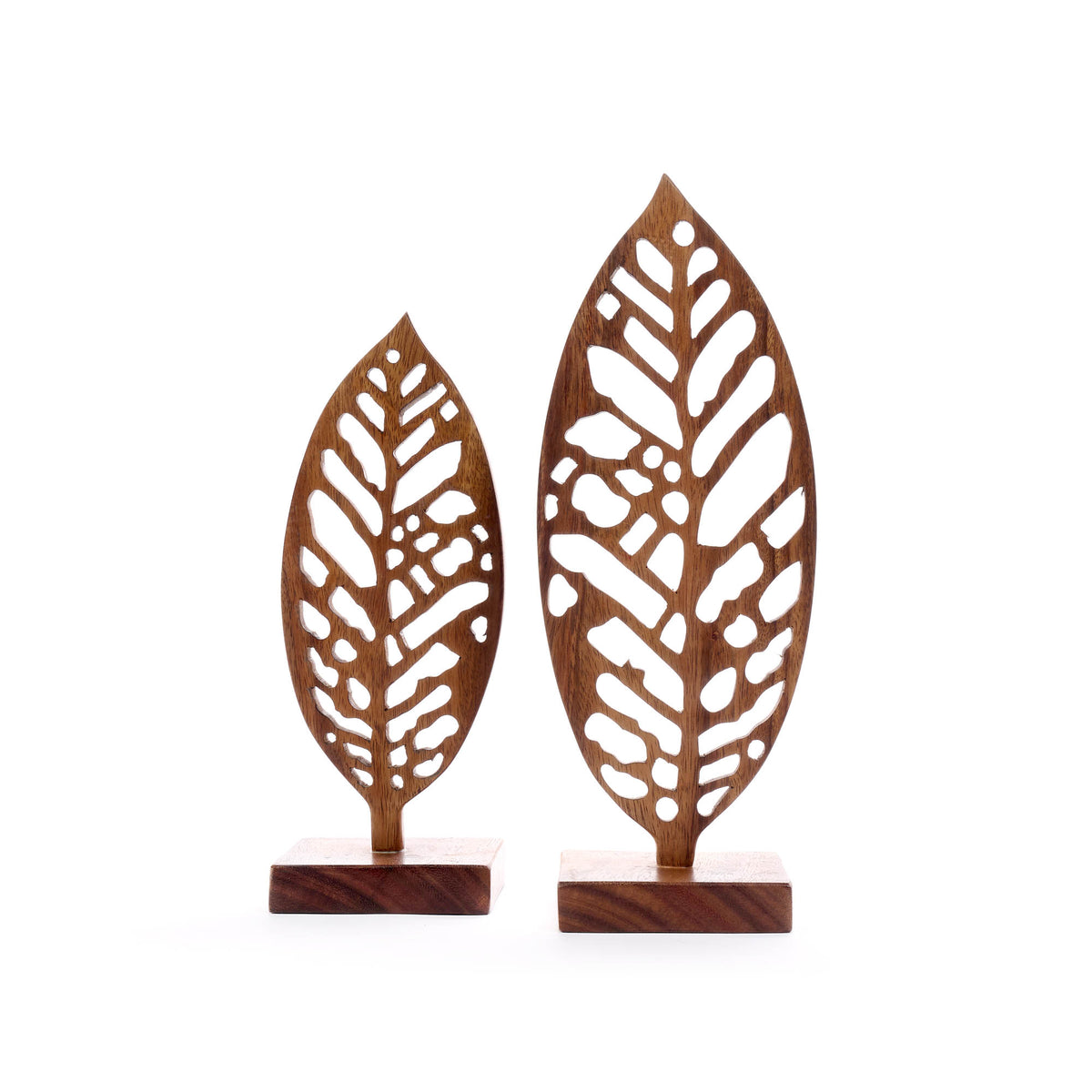 Decorazione Leaf legno