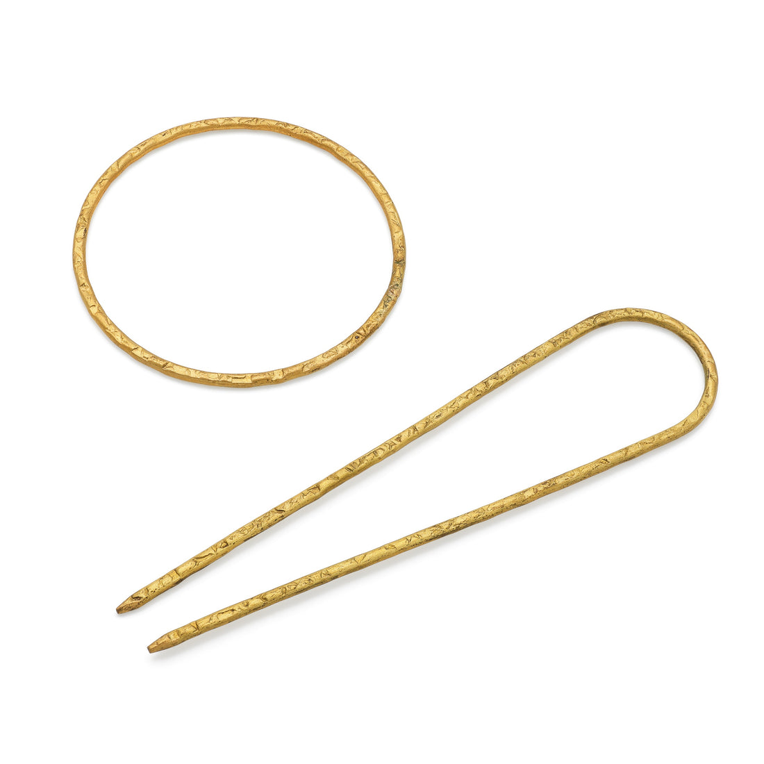 Fermacapelli Cruna ottone