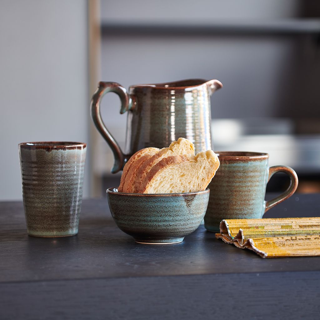Caraffa Ribbed ceramica