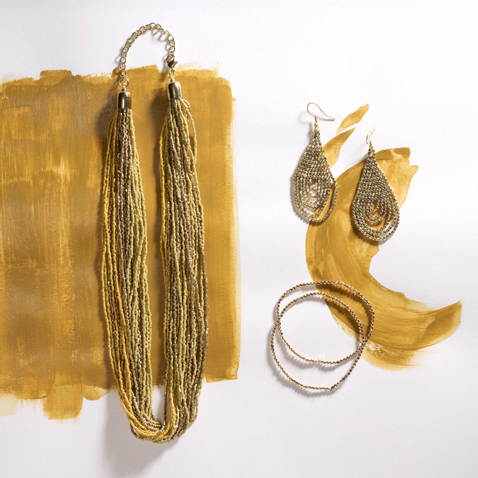 Orecchini Saffron ottone