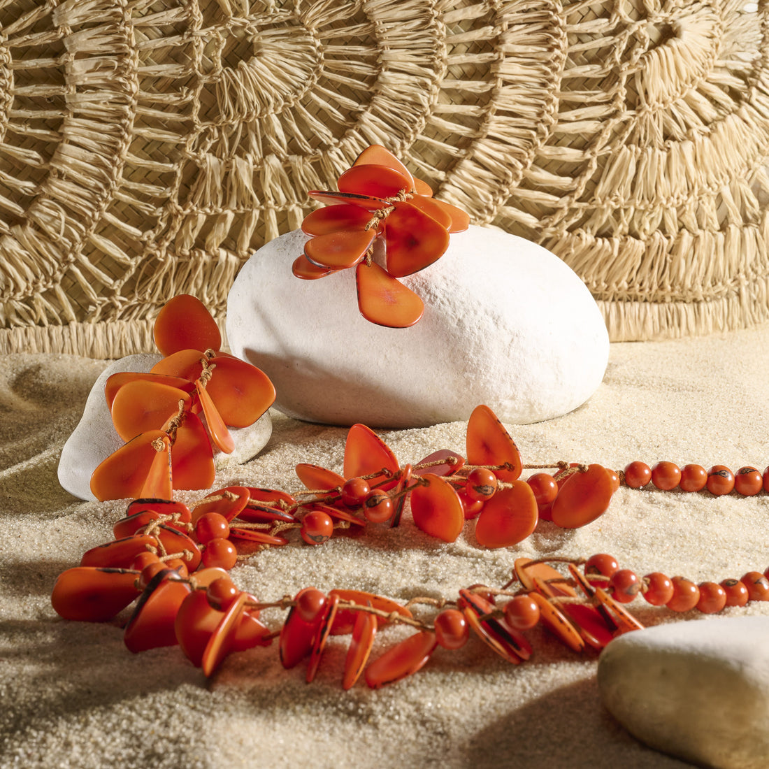 Orecchini Samba tagua