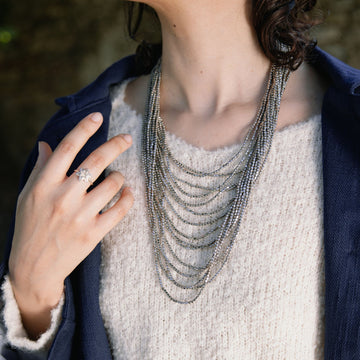 Collana Shimmer perline