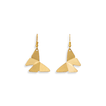 Orecchini Butterfly ottone