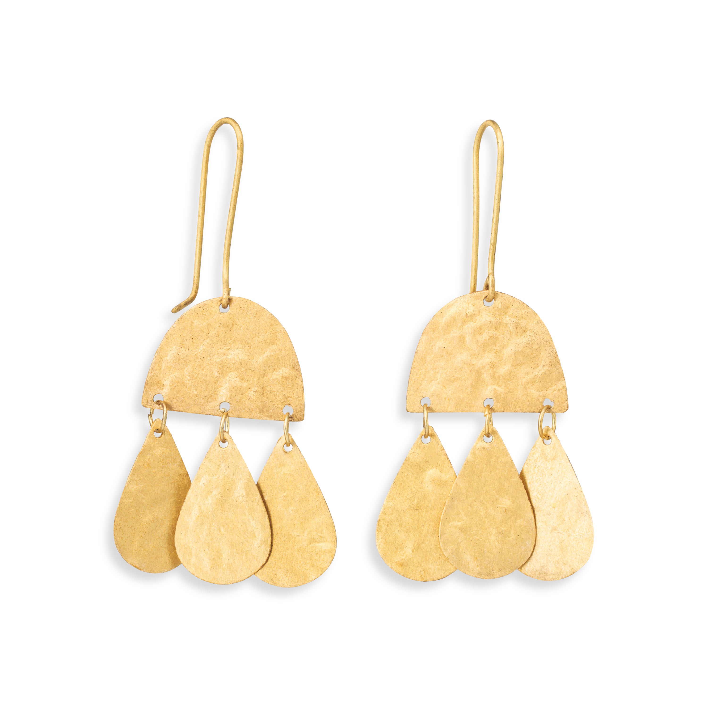 Orecchini Cloud ottone