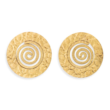 Orecchini Spirale ottone