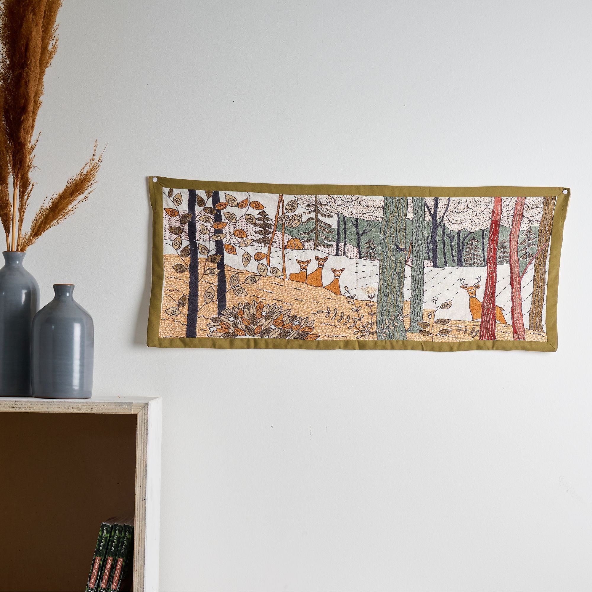 Pannello decorativo Bosco cotone