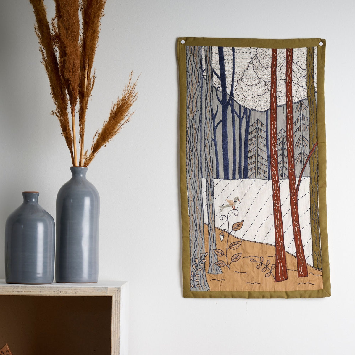 Pannello decorativo Bosco cotone