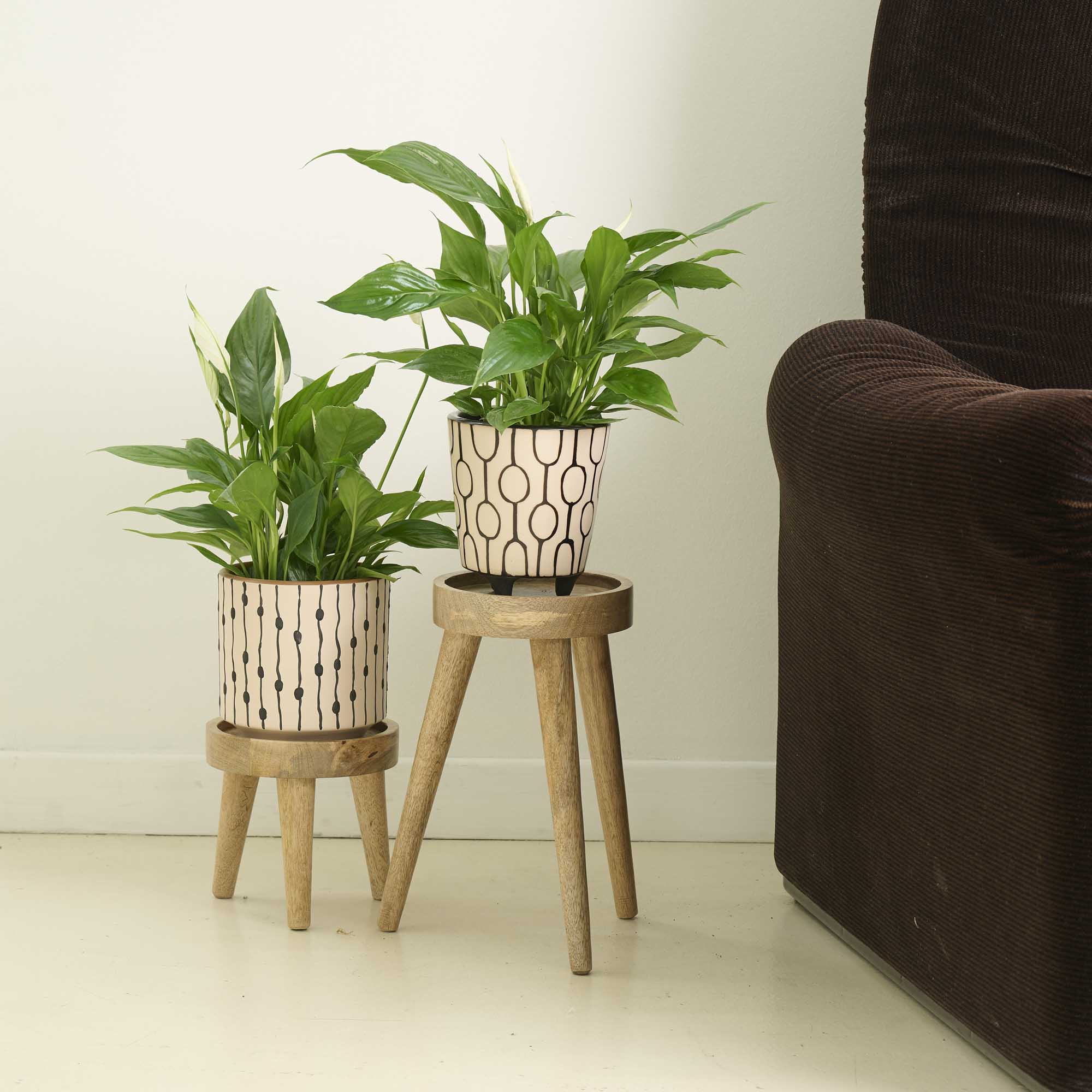 Portavaso treppiede Legs legno