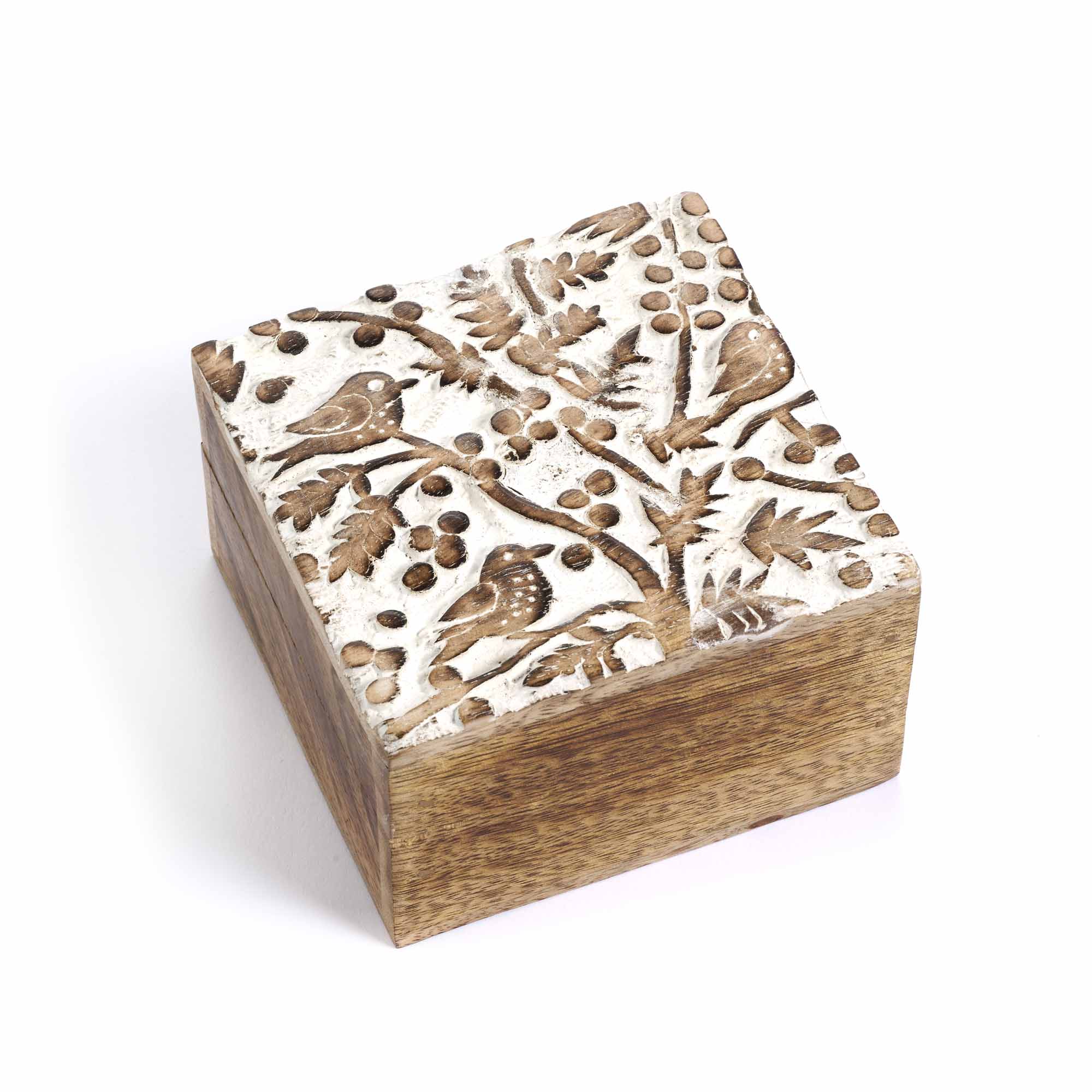 Scatola Fronde legno