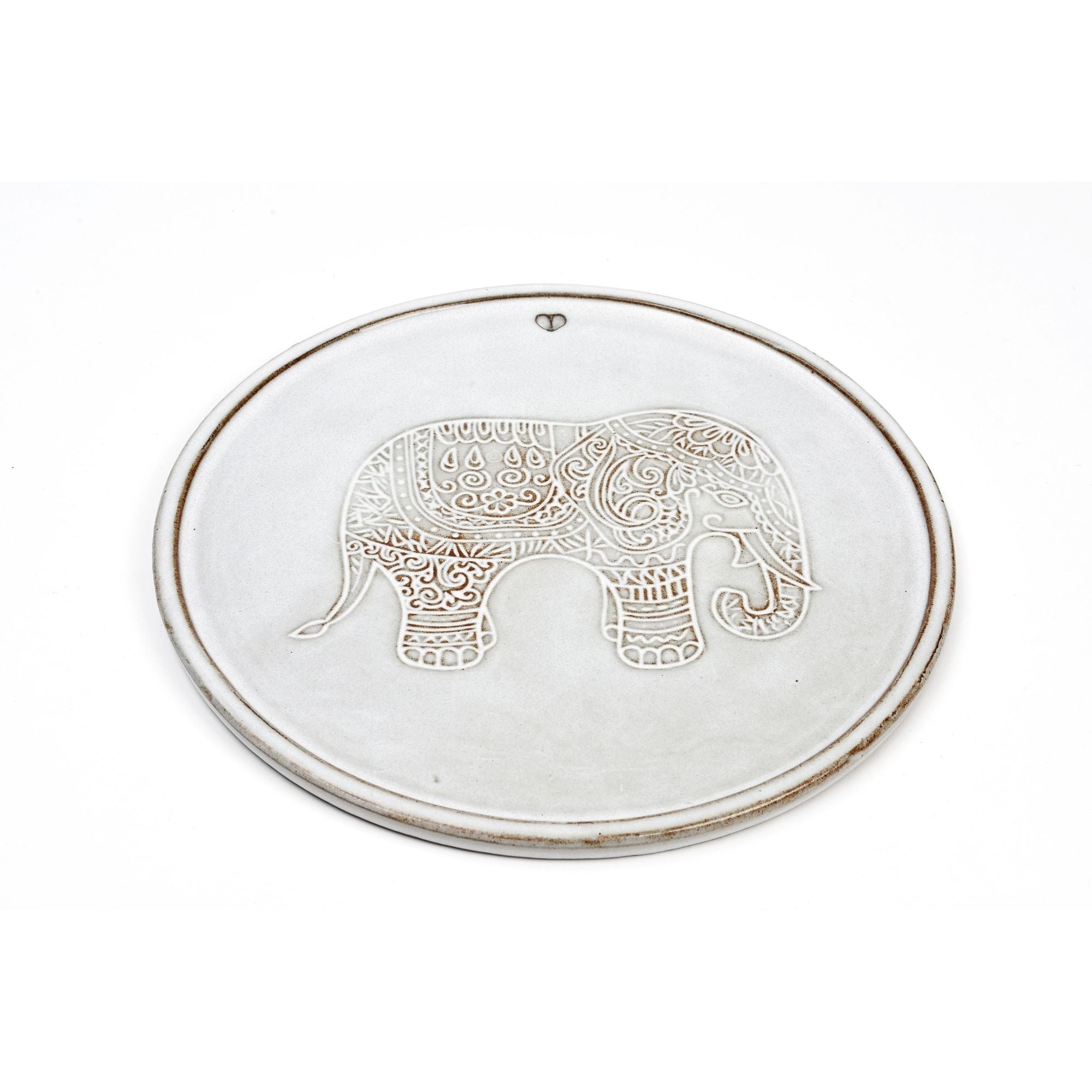 Vassoio decorazione Elephant terracotta