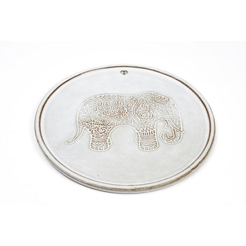 Vassoio decorazione Elephant terracotta