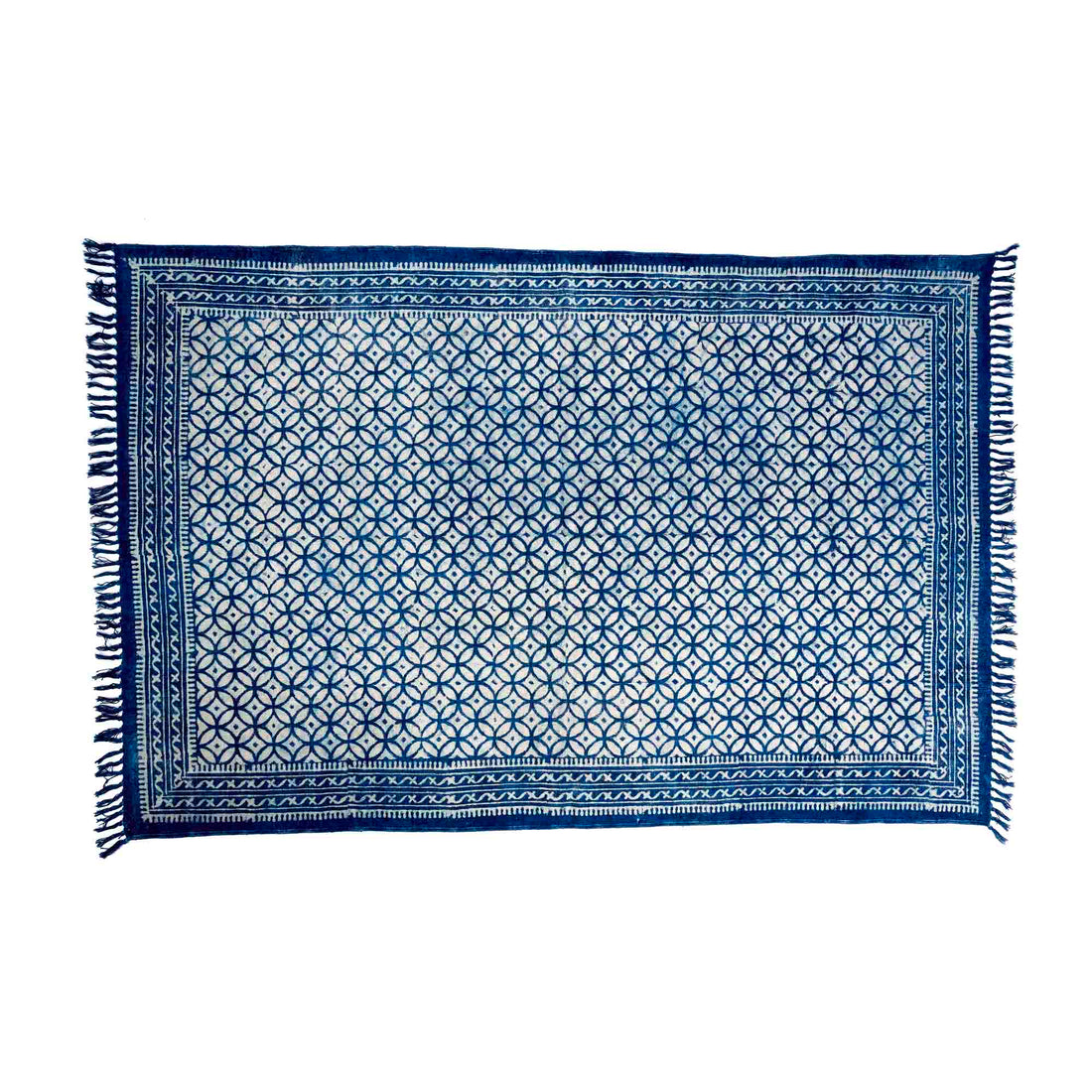 Tappeto Indaco cotone