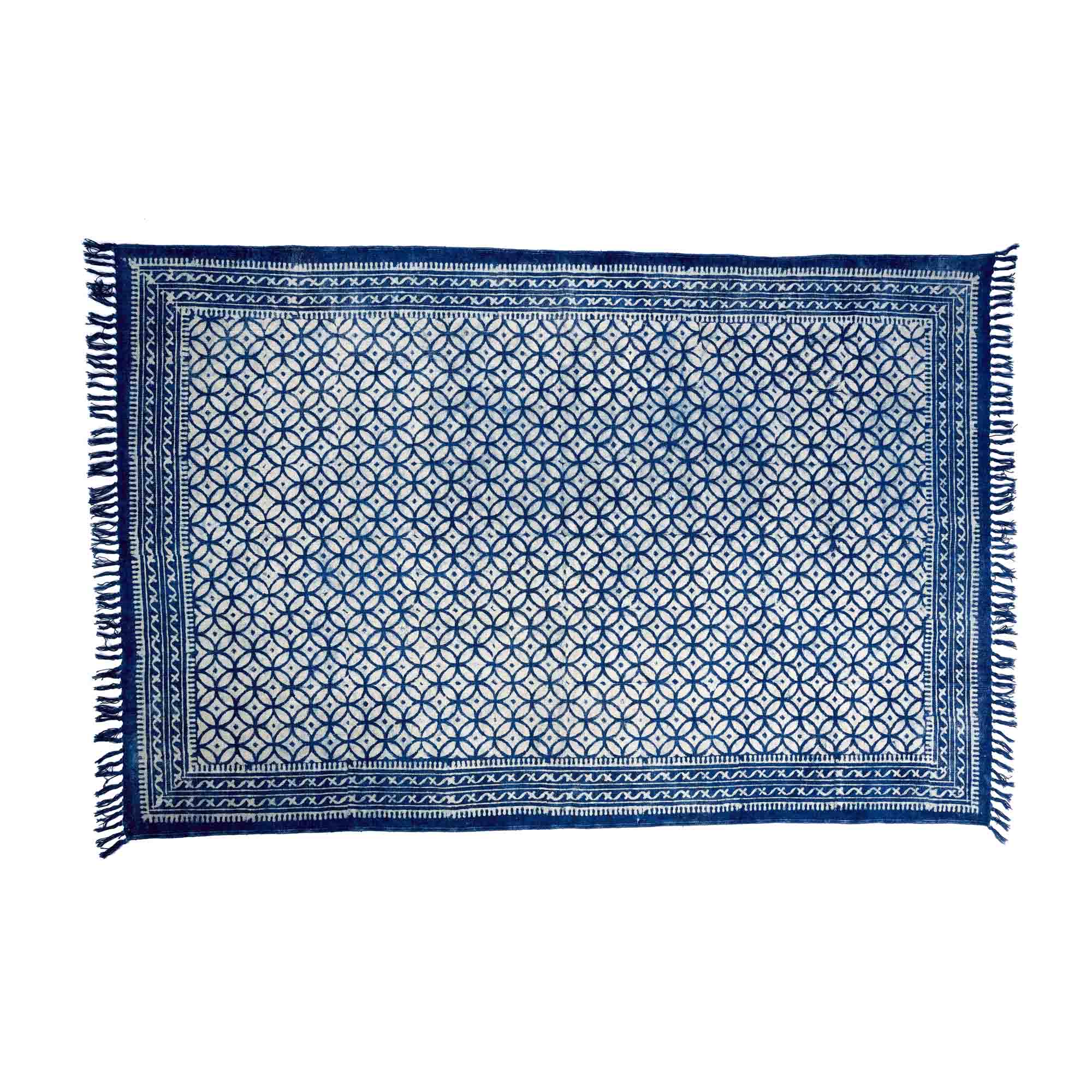 Tappeto Indaco cotone