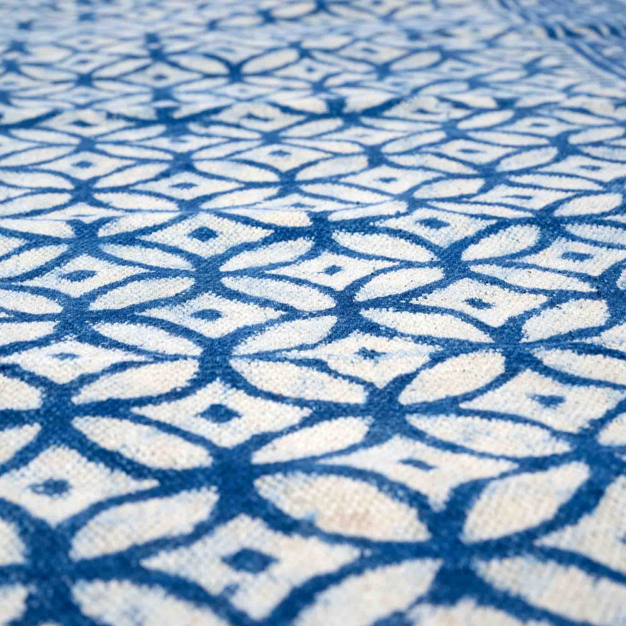 Tappeto Indaco cotone