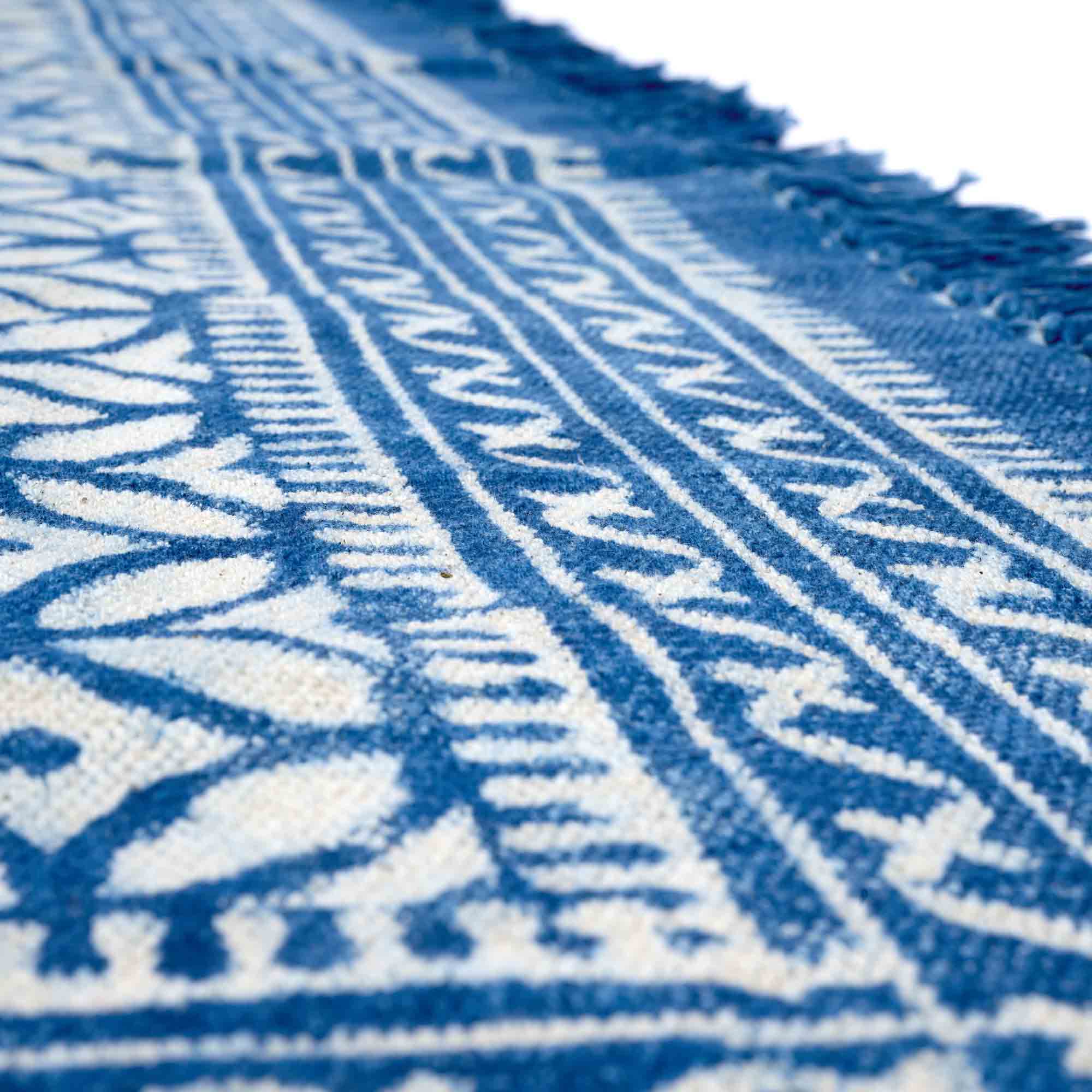Tappeto Indaco cotone
