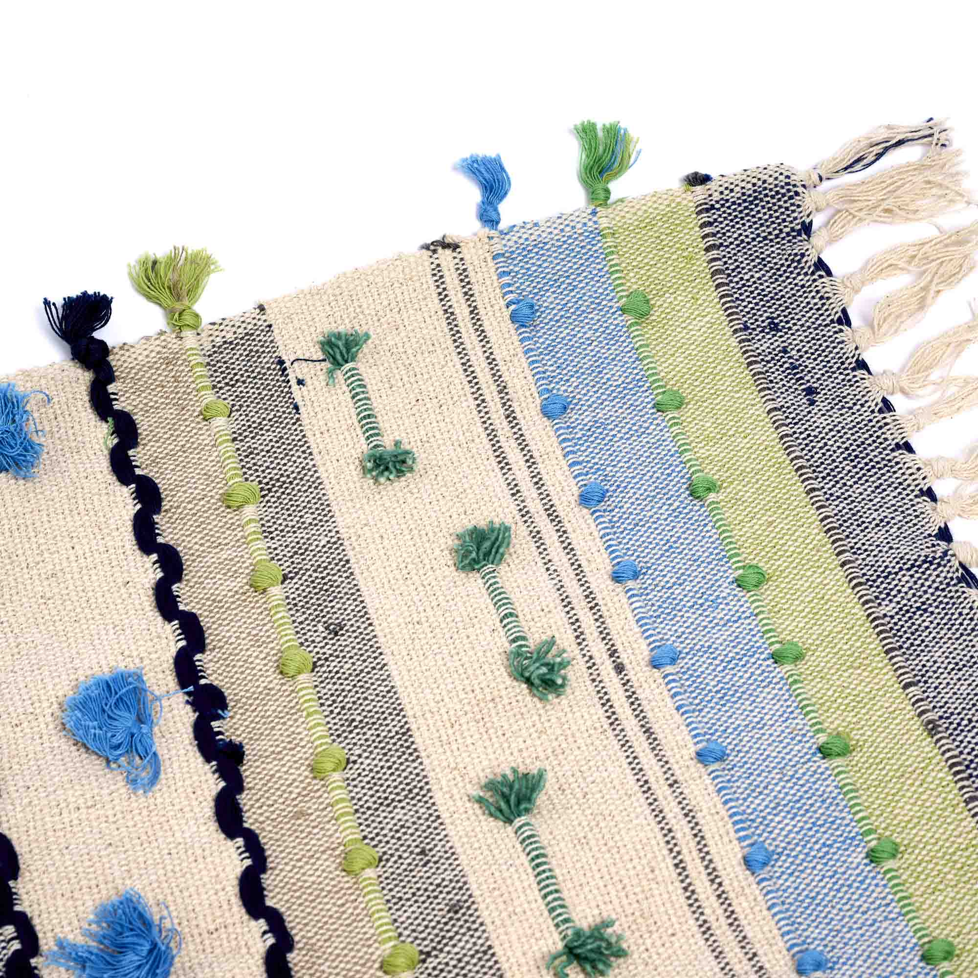 Tappeto plaid Rekh cotone