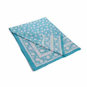 Tovaglia floreale Block-print cotone