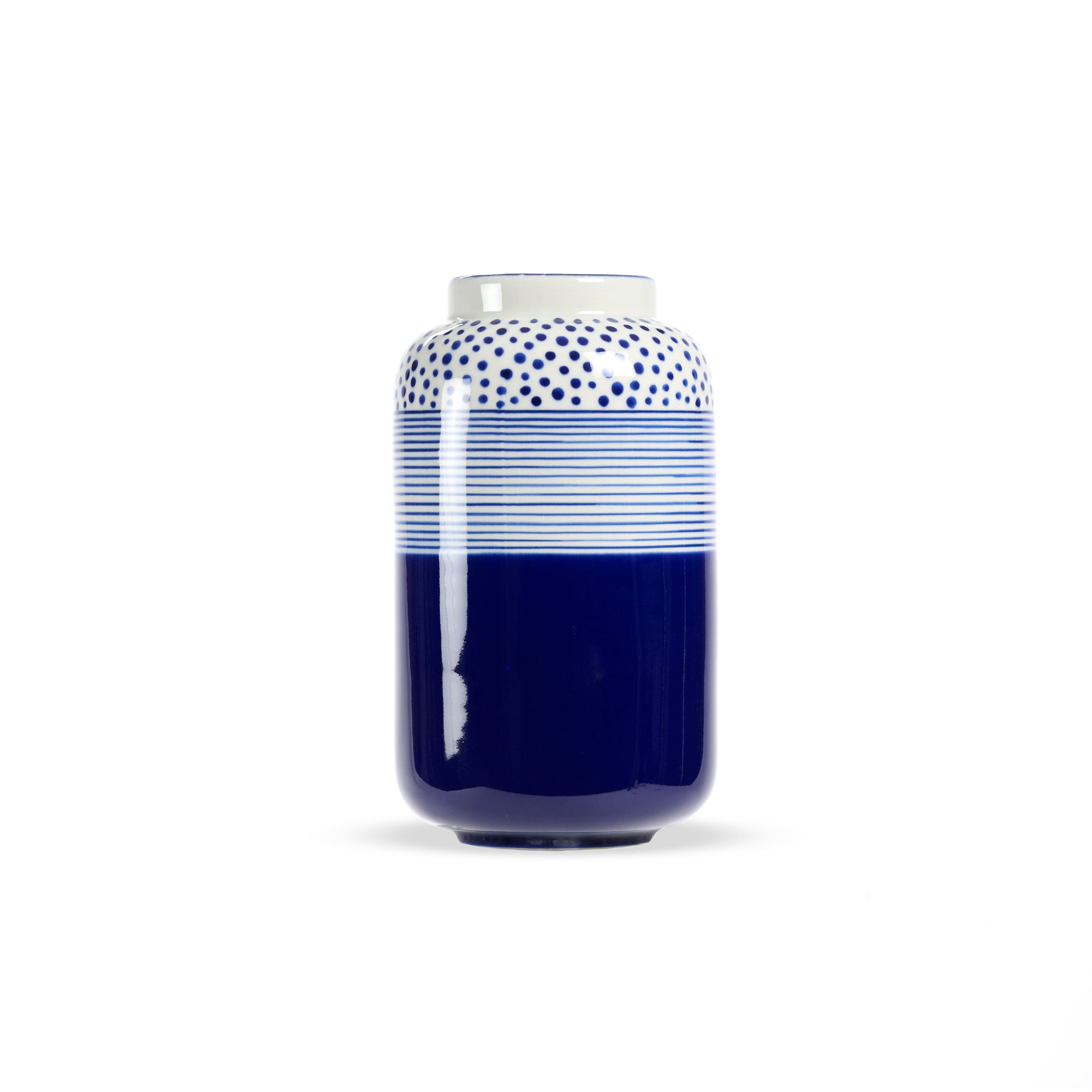 Vaso medio Dot Stripes ceramica