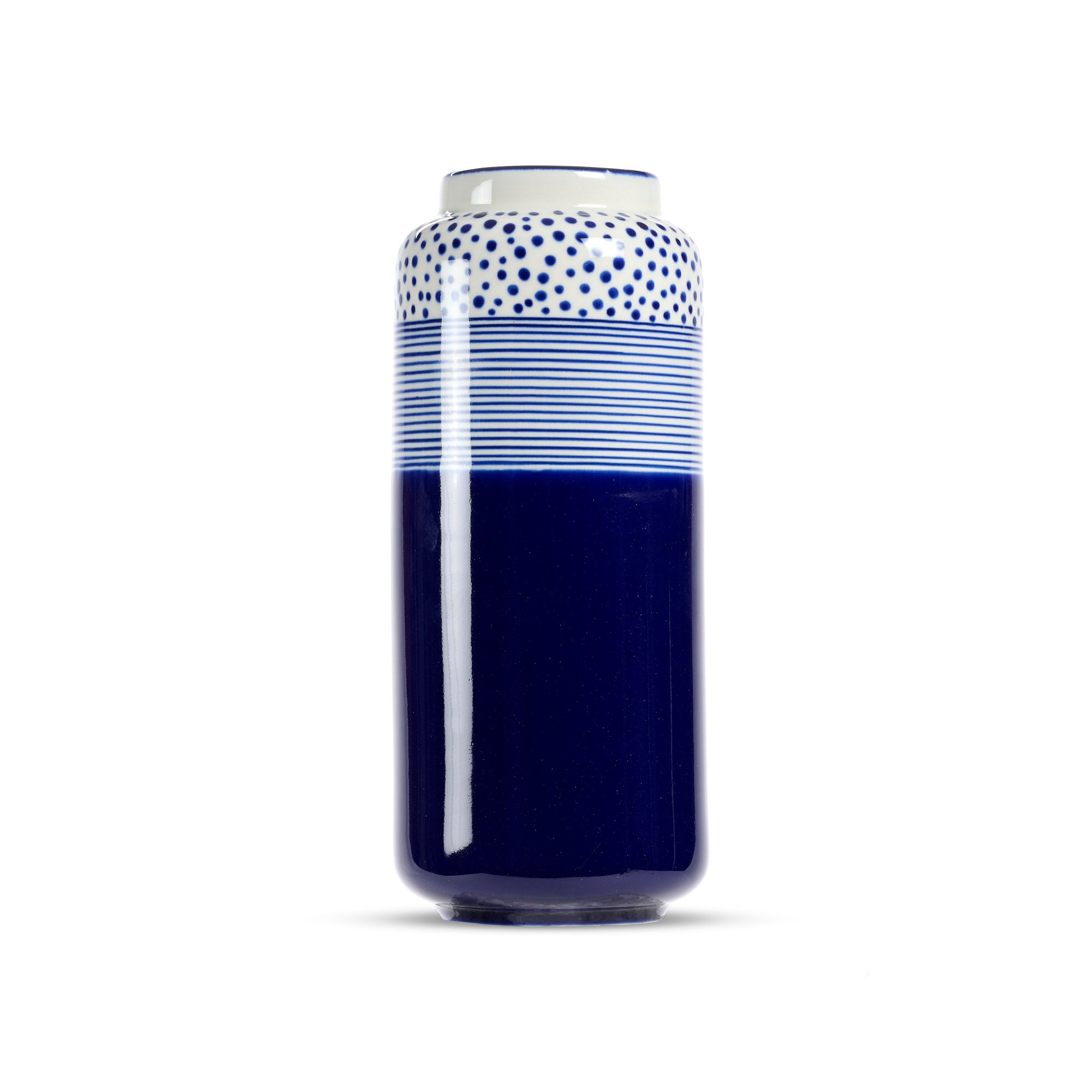 Vaso grande Dot Stripes ceramica